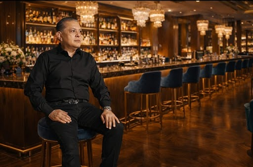 Arjun Prakashh — Founder of Srii Paradiise at a luxury bar and lounge